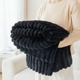 thumbnail image 6 of AOVUWU & Black Fleece Throw Blanket for Couch - Super Soft Cozy Blankets for Women, Girls, 6 of 9