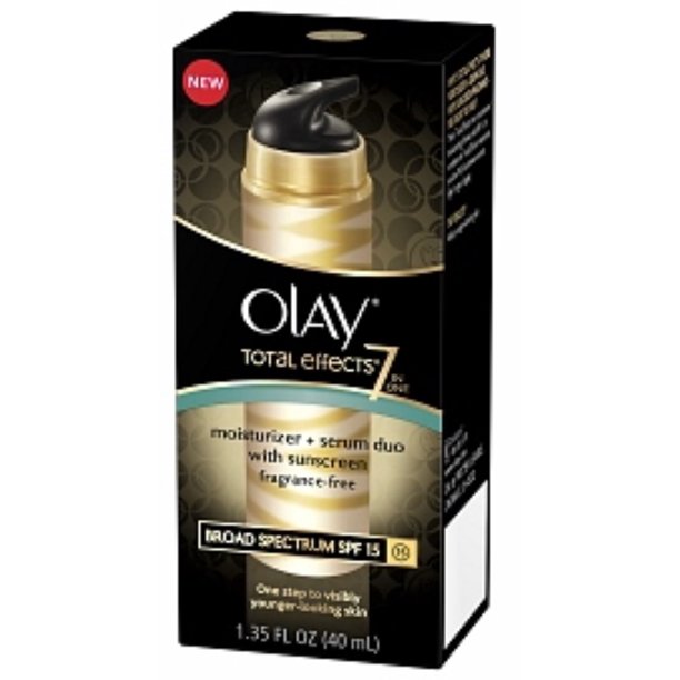 OLAY Total Effects 7 in 1 Moisturizer + Serum Duo with Sunscreen Broad Spectrum SPF 15