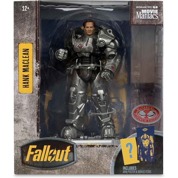 Movie Maniacs Fallout Figurine Statique de 6 Pouces Exclusive - Hank MacLean Saison 2 Platine Rouge