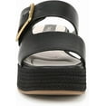 thumbnail image 3 of Franco Sarto Women's Taziana Espadrille Platform Slide Sandal Black 8.5M, 3 of 5