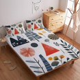 thumbnail image 2 of Bedding Set Art Style Fitted Sheet Set with Pillowcase Teen Adult Fashion Home Textiles,Queen (60"x80"), 2 of 5
