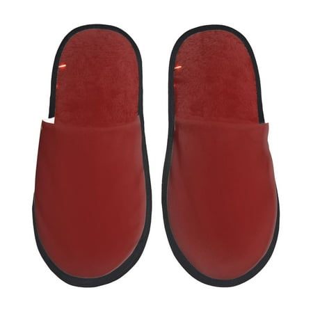 Balery Happy New Year 2025 Slient Indoor Furry Fleece Comfort House Shoes Soft Non-Slip Home Shoes Cotton slippers House Slippers-- Large