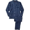 Big Men's 2-Piece Plaid Flannel Pajamas, Size 2XL