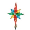 thumbnail image 1 of Kurt Adler UL3124 10 Light Multicolored Capiz Bethlehem Star Treetop with Gem Center, 1 of 5