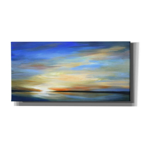Epic Graffiti  'April Sky II' by Sheila Finch Giclee Canvas Wall Art, 24"x12" 24 x 12