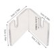 thumbnail image 2 of ADDHAT 4Ud Base Soporte Acrílico Transparente Para Abanicos Decorativos Ideal Para Vitrinas, 2 of 7