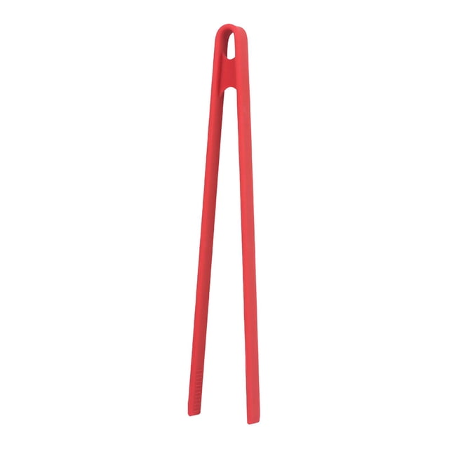 Pinzas para alimentos, pinzas para servir, pinzas para cocinar en la cocina, Clip para barbacoa para acampar, para restaurantes de ollas calientes en Rojo
