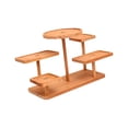 thumbnail image 1 of Soporte de exhibición de madera para encimera, decorativo, resistente, pequeño, para plantas, 1 of 9