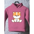thumbnail image 3 of Kawaii Corgi Dog Sitting Hoodie Toddler -Image by Shutterstock,  2 Toddler, 3 of 4