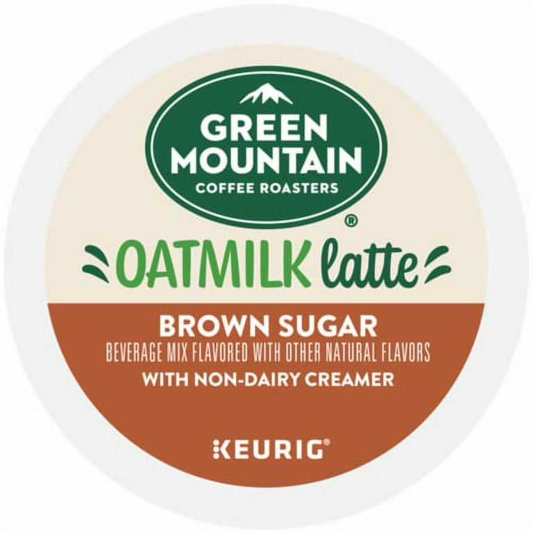 Green Mountain Coffee Roasters, Brown Sugar Oatmilk Latte, Medium