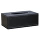 thumbnail image 4 of Soporte para caja de pañuelos de cuero Soledad Negro 25x14x9.5cm, 4 of 6