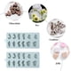 thumbnail image 4 of Molde de pastel de silicona 12 incluso calcetines de muñeco de nieve de Navidad árbol molde de chocolate de silicona cubo de hielo DIY, 4 of 5