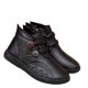thumbnail image 5 of Botines para mujer de mujer informales para caminar los últimos de mujer deportivos informales de invierno botas de nieve gruesas de felpa informales (Black 6.50), 5 of 6