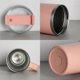 thumbnail image 3 of Travel Mug, up with Straw and Handle, Stainless Steel Coffee Mug with Lid Coffee Mug, Insulated Water Bottle for Hot Iced DrinkGradient Green Violet, 3 of 4