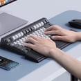Keyboard Wrist Rest Pad Acrylic Anti-slip Support Ergonomic Palm Rest ...
