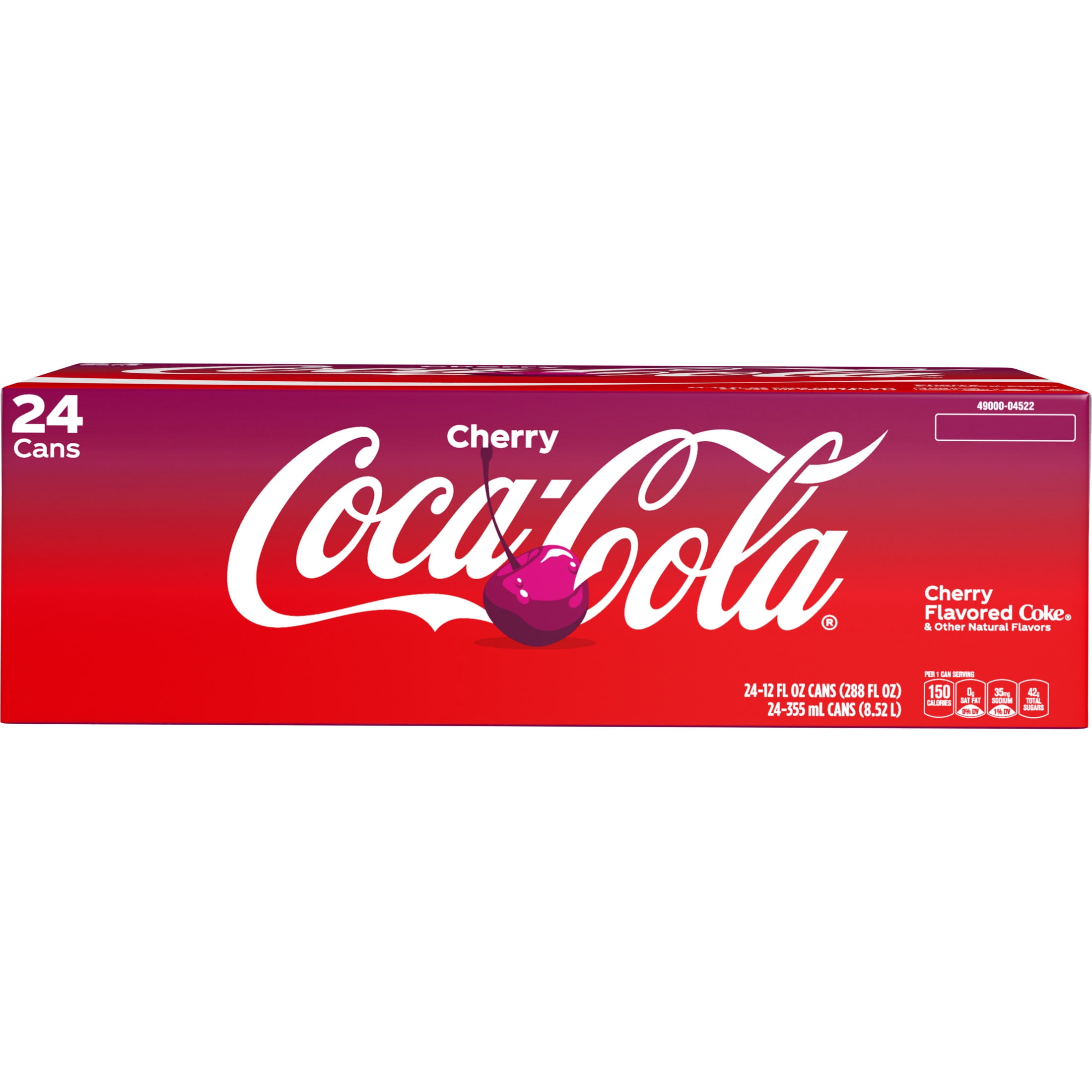 Coca-Cola Cherry Soda Pop Cans, 12 fl oz, 24 Pack - Walmart.com