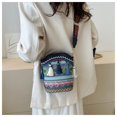 thumbnail image 4 of CAIXIA Antitheft Crossbody Bags For WomenKorean Bohemian Fringe Woven Crossbody Bag, Lightweight Fashion Casual Shoulder Purse, 4 of 5