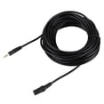 thumbnail image 2 of Cable de extensión de audio de 3,5 mm macho a hembra Nikou 10 m negro, 2 of 15