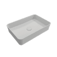 thumbnail image 2 of BOCCHI 1476-002-0125 Sottile Rectangle Vessel Fireclay Sink w/ Drain Matte White, 2 of 6