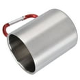 thumbnail image 2 of Mug en Acier Inoxydable 360ml Double Paroi Confortable Poignée Brillante Surface Exquise Durable en Acier Inoxydable Café MugRed Poignée, 2 of 14