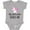AC-Heather Grey, variant on Inktastic Godmother Loves Me Unicorn Girls Girls Baby Bodysuit