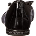 thumbnail image 3 of Sam Edelman Marisol Black Squared Toe Slip On Classic Leather Ballet Flats (Black, 8), 3 of 6