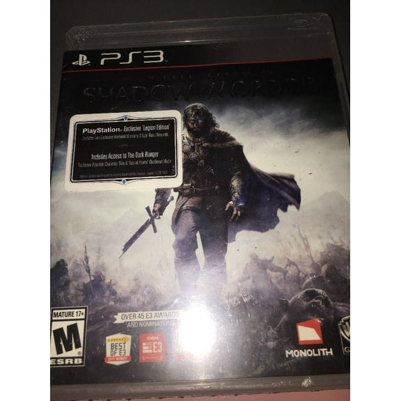 Middle-earth Shadow of Mordor *Launch Edition   Bonus DLC* (PS3) NEW