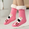 thumbnail image 5 of CYSFASHION Ankle Socks for Women Fuzzy Warm Winter Fashion Impact Cozy Fall Fashion Fluffy Christmas Gifts Girls Socks Pink, 5 of 9