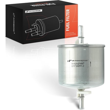 A-Premium Fuel Filter Compatible with Ford F-150 F150 1986-1991, F-250 F250 1986-1991, F-350 F350 1987-1991, Mustang 1984-1997, Taurus 1986-2000/2002-2007, Ranger & Lincoln & Mercury & Merkur