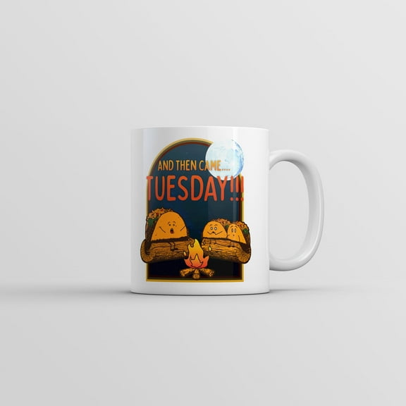 Taco Tuesday Ghost Story Mug Funny Sarcastic Graphic Coffee Cup