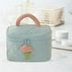 thumbnail image 3 of Neceser de moda Estuche de almacenamiento Bolsos con cremallera Bolsos Flores de Bolsa de cosméticos para mujeres y niñas Accesorios azul Colco Neceser, 3 of 8