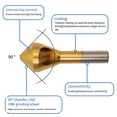 thumbnail image 3 of Scienceny Juego de brocas de desbarbado resistentes al desgaste de 4 piezas, rebanadora resistente al agua y al óxido, proceso CNC, herramientas Kits y herramientas para tallar, 3 of 6