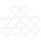 thumbnail image 5 of WASHWEPE 10Ud Aro De Hierro En Forma Para Decorar Dormitorios Y Oficinas, 5 of 7
