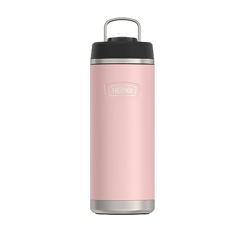 Botella de Agua de Acero Inoxidable de la Serie ICON de THERMOS con Pajita