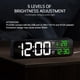 thumbnail image 4 of Reloj despertador digital con pantalla grande para sala de estar, oficina, dormitorio, decoración LED, fecha electrónica, pantalla de temperatura, relojes eléctricos de pared, atenuador de brillo auto, 4 of 5