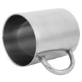 thumbnail image 1 of Spptty Portable Double Couche en Acier Inoxydable Isolation Thermique Tasse à Café Tasse à Lait avec Poignée 400ml, Tasse à Lait, Tasse à Café, 1 of 8