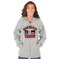 thumbnail image 4 of Classically Trained Game Controller Unisex Fleece Graphic Zip Up Hoodie Brisco Brands 2X, 4 of 5