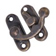 thumbnail image 4 of 30Pcs Small Box Latch Hasps Antique Right Latch Hook Hasp Retro Style Iron Latch Hook Hasp for Jewelry Gift Replacement Screws Antique Right Latch Hook Hasp, 4 of 7