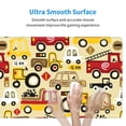 thumbnail image 6 of Disketp Gaming Mouse Pad Vehicles Pattern Large Mouse Mat Long Extended Desk Pad Non-Slip Rubber Mice Pads Stitched Edges Thin Pad (11.8x31.5 Inch), 6 of 9