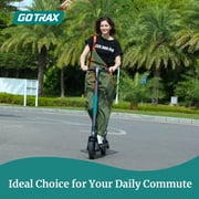 GOTRAX XR Elite MAX Adult Electric Scooter with 10 Honeycomb Tire, 20mph&20mile range, 350W, 264lbs Max Load, Foldable for Commute, Black