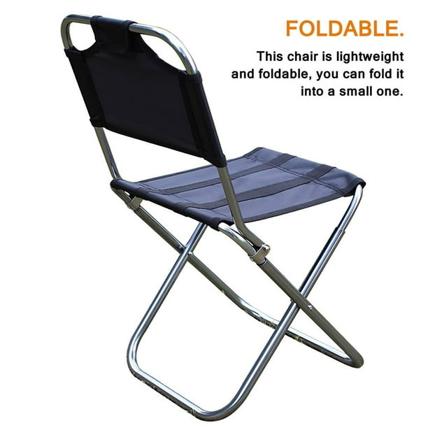 Outsunny Folding Camping Chair, Oversized Padded Lawn Chair w/ Steel Frame  for Outdoor, Beach, Picnic, Hiking, Travel, Blue