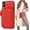 Red, variant on Crossbody Wallet Case for iPhone Xs Max, RFID Blocking PU Leather Zipper Handbag Purse Flip Cover, Kickstand Folio Case with Card Slots Holder Wrist Strap Lanyard 6.5 Inch (Black)