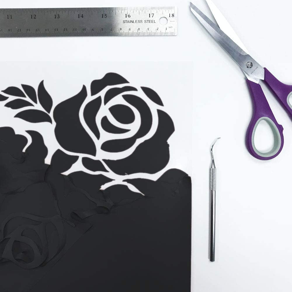 Siser Easyweed Black 15" x 10' Iron on Heat Transfer Vinyl Roll HTV