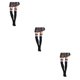 thumbnail image 1 of Guardurnaity Paquete de 2 calcetines a rayas de talla grande hasta el muslo, elásticos, flexibles, cómodos, fáciles de combinar, negro, deportivo, Type1 NO1 Guardurnaity CBP211161, 1 of 6