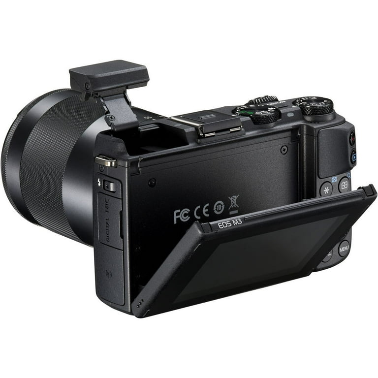 Canon EOS M3 Mirrorless Digital Camera with 18-55mm and 55