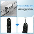 Window Screen Door Repair Kit, 48"x118" Screen Door Mesh Replacement
