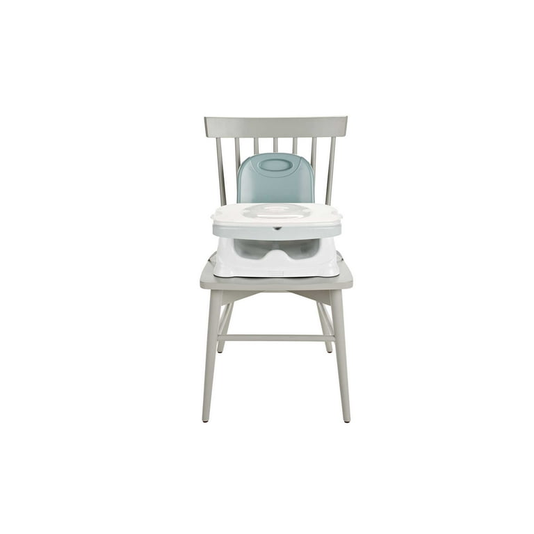 Fisher Price Healthy Care Deluxe Booster Seat Portable Infant Toddler Dining Chair Blue