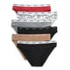 thumbnail image 1 of Bikini Originals de Panties Hanes para mujer, paquete de 6 colores surtidos, 1 of 5