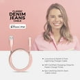 thumbnail image 4 of Liquipel Powertek Denim USB-A to Lightning - Pink, 4 of 7