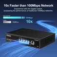 thumbnail image 4 of Conmutador PoE VIMIN 5 puertos Gigabit 4 PoE+ 1 enlace ascendente 72 W 802.3af/at, 4 of 8